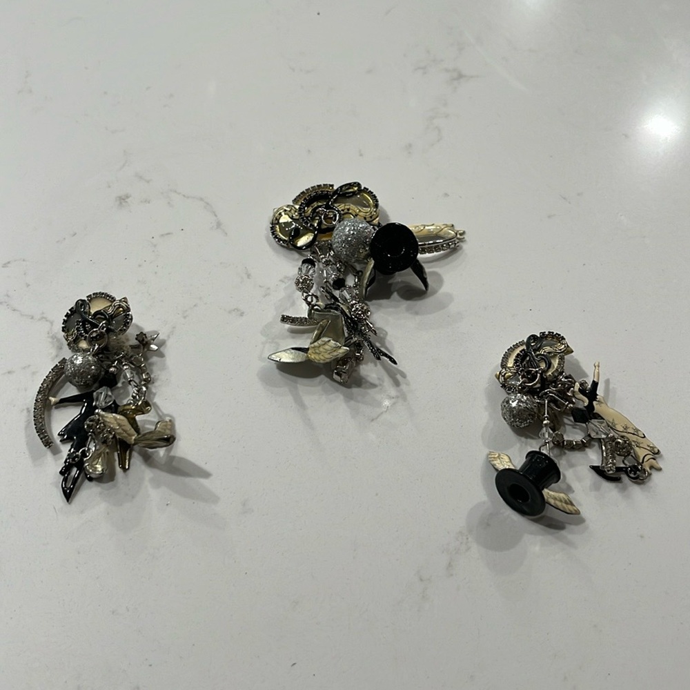 Lunch at the Ritz That’s Dancing Clip Earrings and Pin
